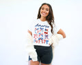 Faith & Freedom Shirt – Red 4th of July Christian Graphic Tee